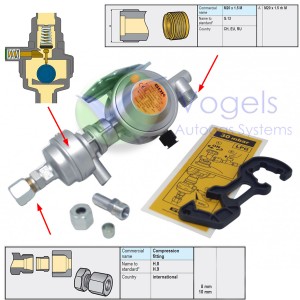 GOK Caramatic DriveOne drukregelaar 50mbar 1.5kg/h - met Crashsensor Verticaal