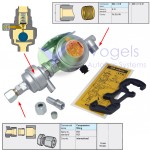GOK Caramatic DriveOne Druckregler 50mbar 1,5kg/h - mit Crashsensor Vertikal