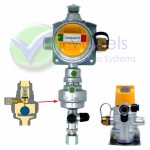 GOK Caramatic DriveTwo Druckregler 50mbar 1,5kg/h - mit Crashsensor Vertikal