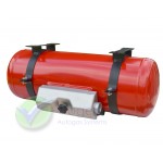 Montagehalterung mit Sockel Pulverbeschichtet für zylindrische LPG-Tanks von Ø200mm bis Ø360mm - pro Stück