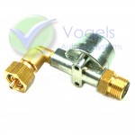 Hochdruck-LPG-Filter F-701-W1 mit SHELL Innengewinde G.12 abgewinkelt x Außengewinde G.12 gerade