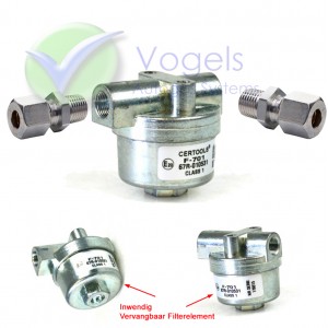 Hochdruck-LPG-Filter F-701 mit 8-mm-Anschlüssen