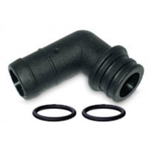 Gas and water connections incl. O-rings - plastic for Prins VSI Reducer