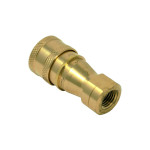Snelkoppeling (Hansun) Female x 1/4” NPT inwendig met terugslagklep