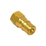 Snelkoppeling (Hansun) Male x 1/4” NPT inwendig met terugslagklep