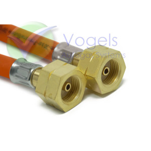 GOK Hoge druk Gasslang 400mm 2 x G.5 SHELL-Kombi Soft (W21,8 x 1/14 lh) aansluitingen