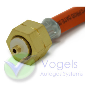 GOK Hoge druk Gasslang 400mm 2 x G.5 SHELL-Kombi Soft (W21,8 x 1/14 lh) aansluitingen