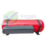 GZWM LPG-Cilinderdamptank 4-Gats 20L (Ø200x720) incl. Appendages