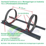 Tankmontagering für zylindrische LPG-Tanks Unterflur - pro Stück
