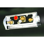 STAKO LPG-Tank Cylindrical 4-Hole 120L (Ø450x861) incl. Fitting - Gas Tight Valve Box Optional.
