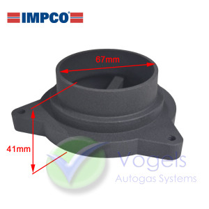 IMPCO Adapter type A1-39 Ø67mm - Kunststof 3D Versie for 300A Mixer Direct installation on Carburetor