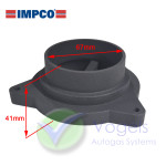 IMPCO Adapter type A1-39 Ø67mm - Kunststof 3D Versie for 300A Mixer Direct installation on Carburetor