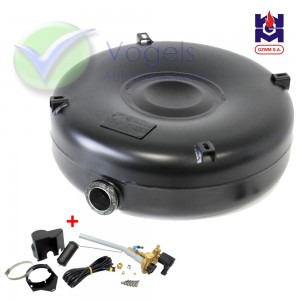 GZWM LPG-Ringtank 1-Gats 0° Extern 92L (Ø720x270) incl. Multivalve