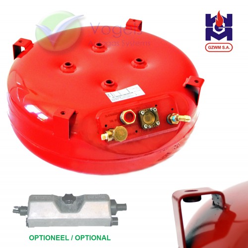 GZWM LPG-Damptank Ring 4-Gats 63L (Ø650x230) incl. Appendages