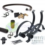 Tankmontageset für LPG-Zylindertanks oder LPG-Zylindrischer Brenngastankss mit Ø45 cm 120 Liter bis 230 Liter