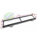 LPG-Tankframe - Tankrek Universeel 115 cm Kaal - voor LPG-cilindertanks