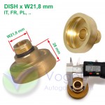 LPG-Fülladapter DISH Europe W21,8 Außengewinde – Italien, Frankreich