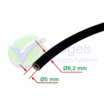 LPG-Gasrohr SF XD-3 Kunststoff 6mm x pro Meter