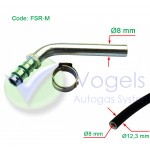 SF-Fitting XD-5 FSR-M 60° + Oetiker-Rohrklemme