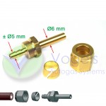 LPG Flex Pipe Kit FARO 6mm x 6m. + 2x coupling